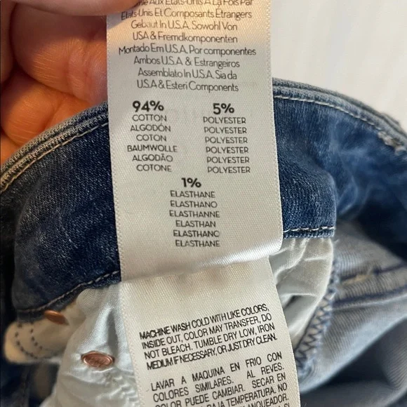 MOTHER THE LOOKER ANKLE WE THE ANIMALS 31 highrise skinny stretch - Picture 7 of 7